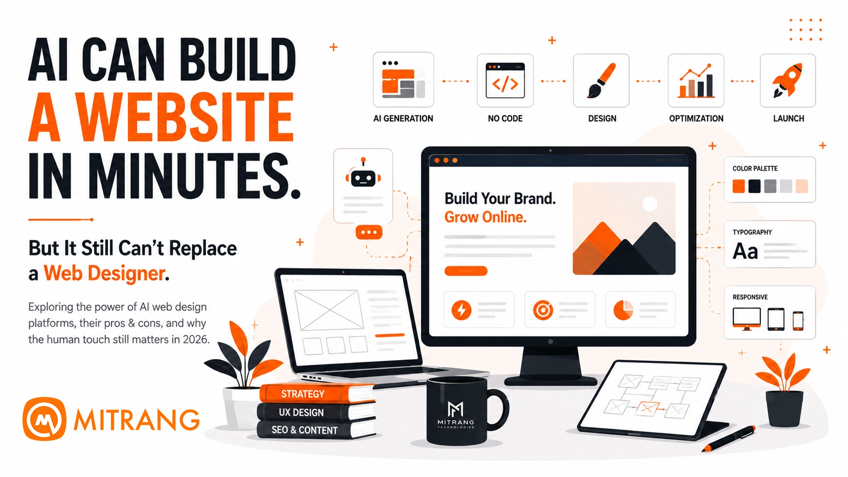 Can AI build a professional website? Compare the best AI web design platforms in 2026, their advantages, limitations, and why designers remain essential.