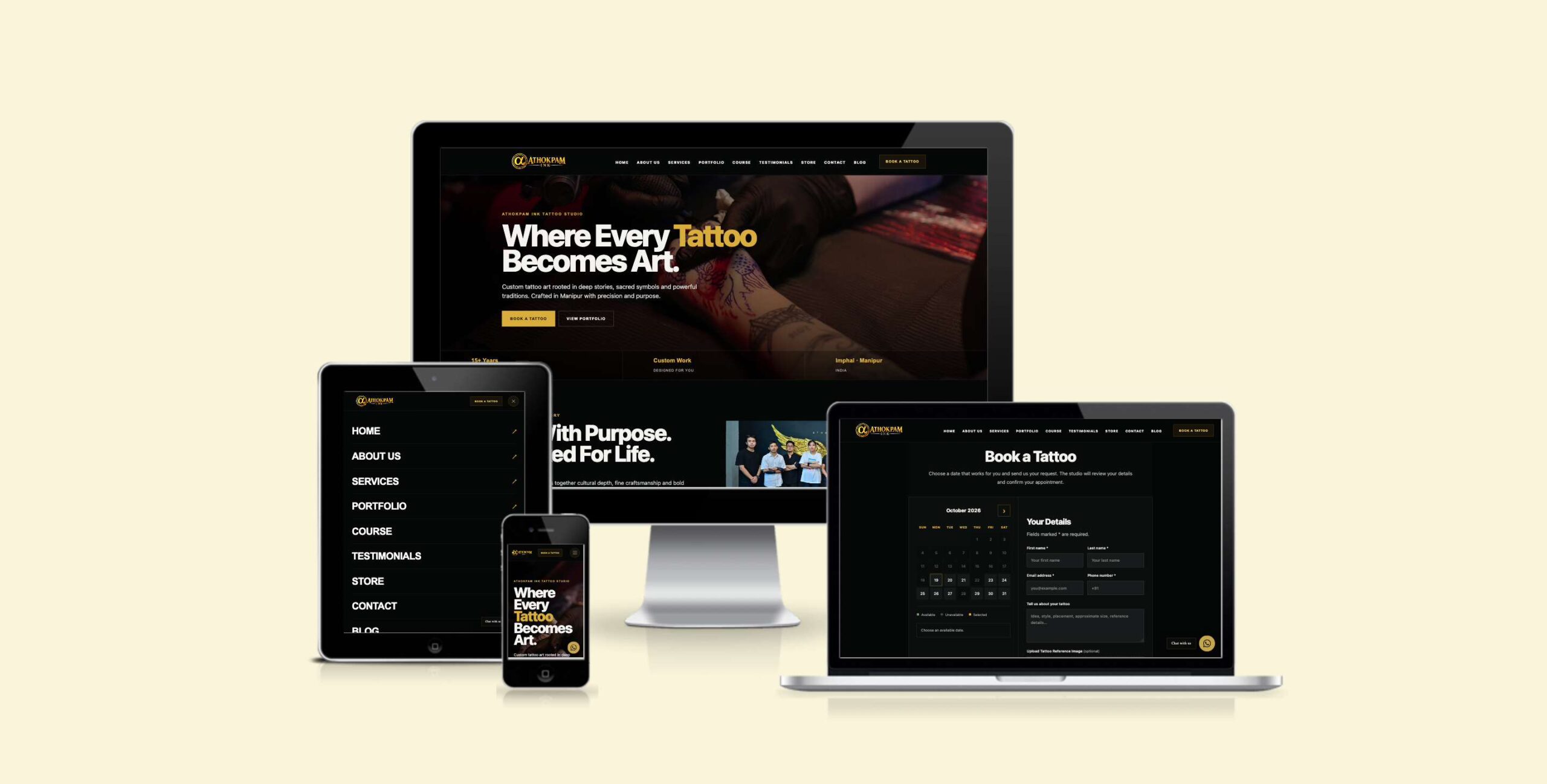 Athokpam Ink Website Design & Development | Mitrang